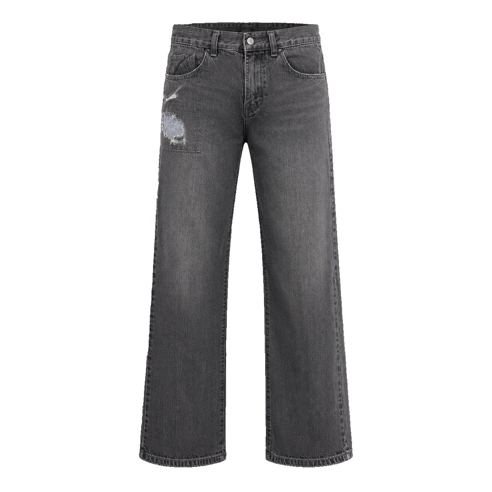 Zoo York Skateboarding Straight Leg Jeans‎ Men's 30x32 Gray Y2K Faded Thrashed
